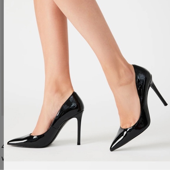 Steve Madden Shoes - Steve Madden EVELYN BLACK PATENT